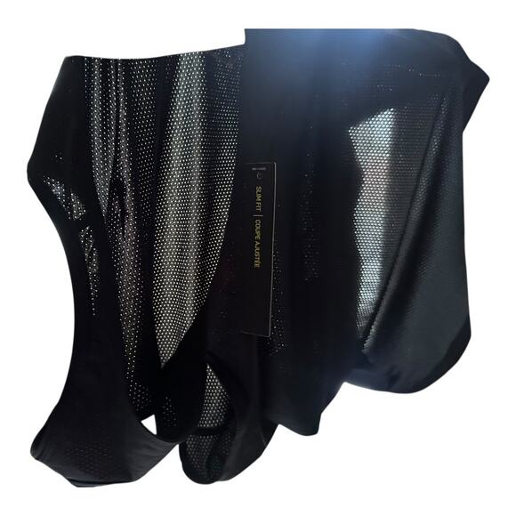 Nike Pro size small black all over mesh tank top NWT-SLIM FIT Activewear apparel - Picture 7 of 7